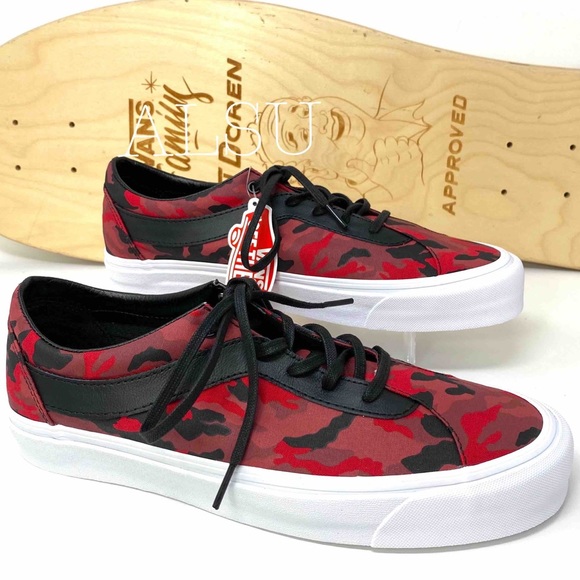 Vans Shoes - VANS BOLD Ni No limit Camo Red Women’s Sneakers